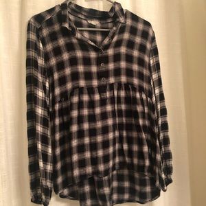 Plaid Long Sleeve Shirt